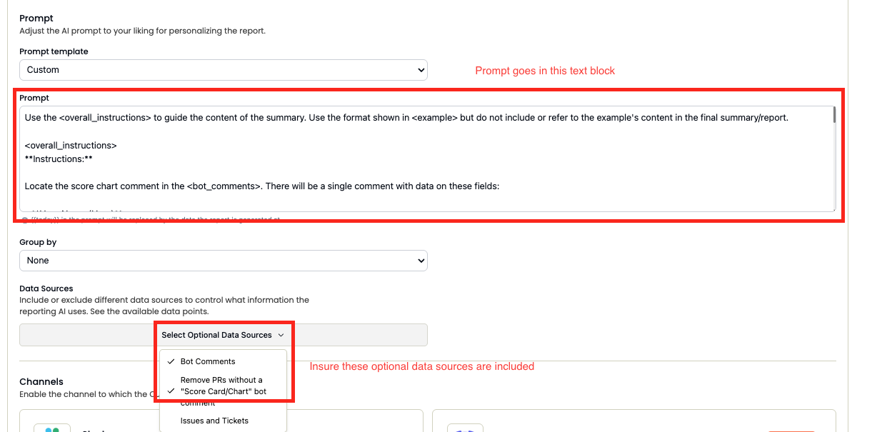 Where to put this prompt